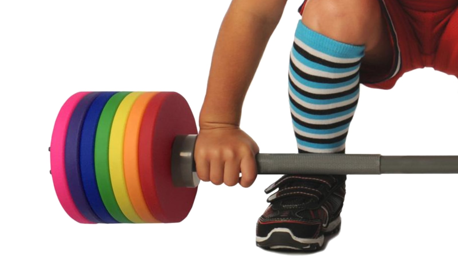 Kids weightlifting on sale bar